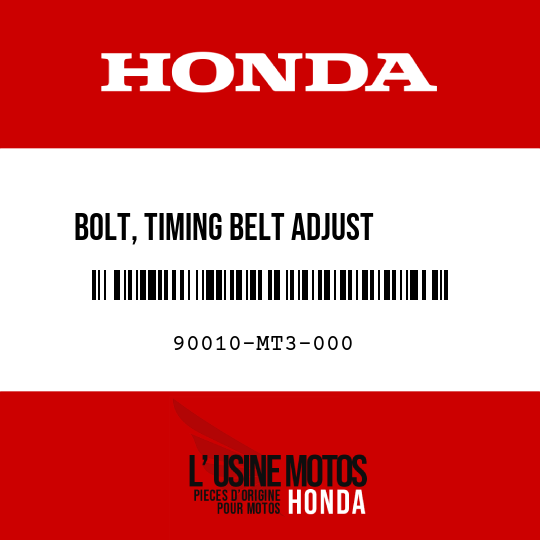 image de 90010-MT3-000 BOLT, TIMING BELT ADJUST      SPRING