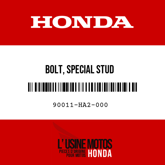 image de 90011-HA2-000 BOLT, SPECIAL STUD