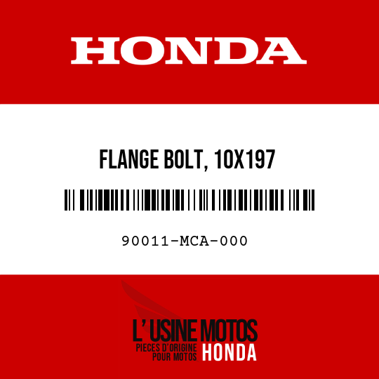 image de 90011-MCA-000 FLANGE BOLT, 10X197