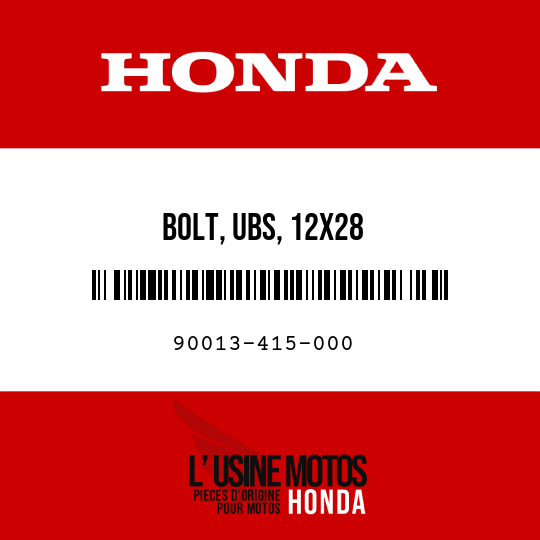 image de 90013-415-000 BOLT, UBS, 12X28