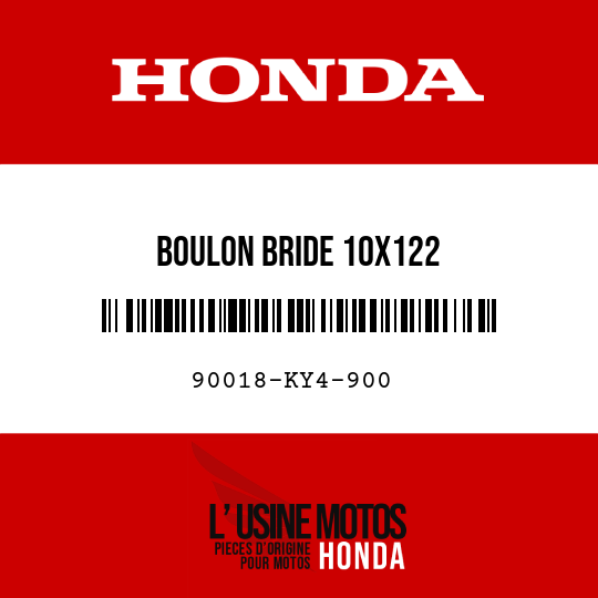image de 90018-KY4-900 BOULON BRIDE 10X122