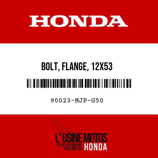 image de 90023-MJP-G50 BOLT, FLANGE, 12X53