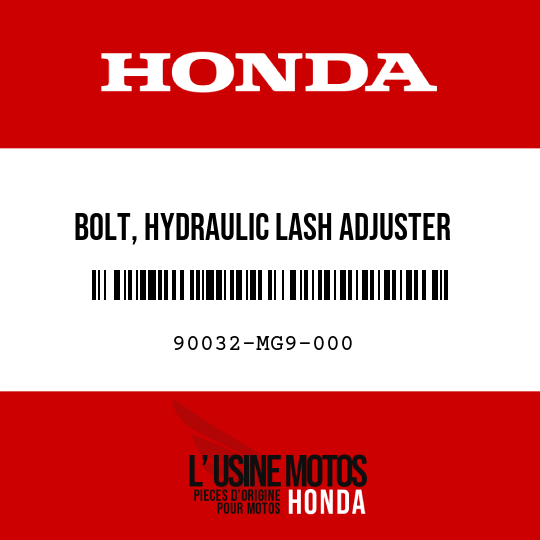image de 90032-MG9-000 BOLT, HYDRAULIC LASH ADJUSTER STOPPER