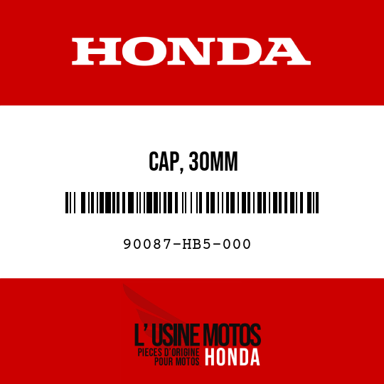 image de 90087-HB5-000 CAP, 30MM