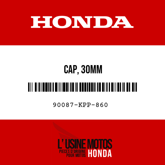 image de 90087-KPP-860 CAP, 30MM