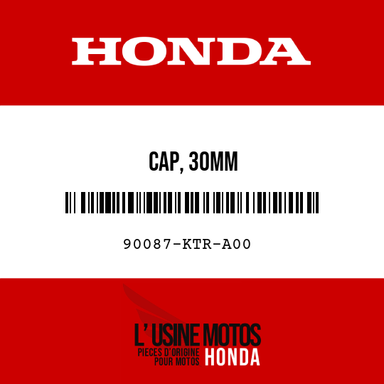 image de 90087-KTR-A00 CAP, 30MM