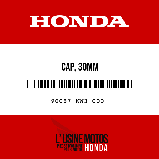 image de 90087-KW3-000 CAP, 30MM