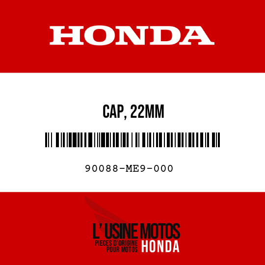 image de 90088-ME9-000 CAP, 22MM