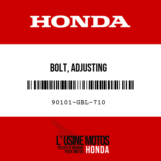 image de 90101-GBL-710 BOLT, ADJUSTING