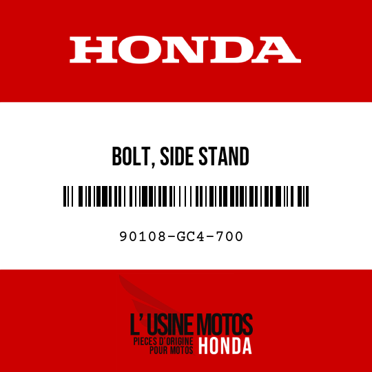 image de 90108-GC4-700 BOLT, SIDE STAND