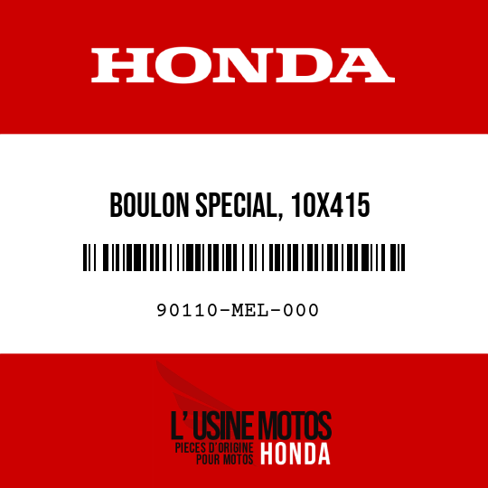 image de 90110-MEL-000 BOULON SPECIAL, 10X415