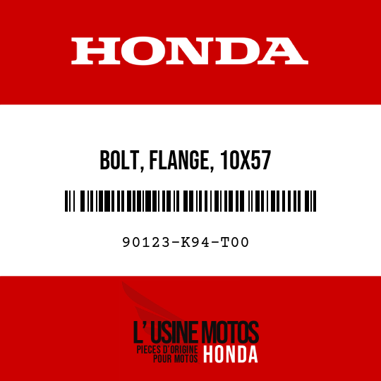 image de 90123-K94-T00 BOLT, FLANGE, 10X57