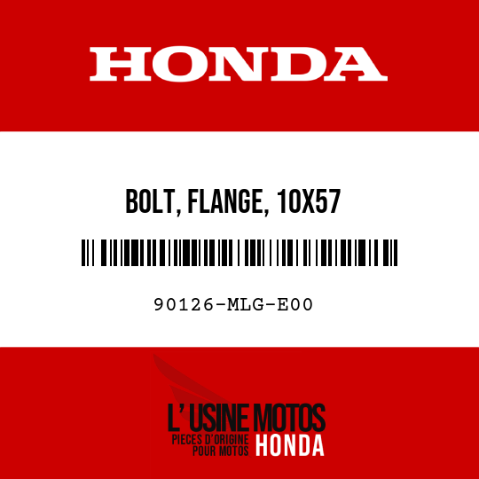 image de 90126-MLG-E00 BOLT, FLANGE, 10X57