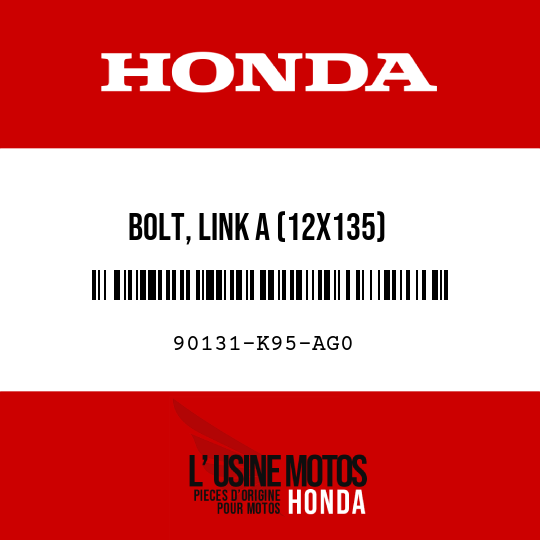 image de 90131-K95-AG0 BOLT, LINK A (12X135)