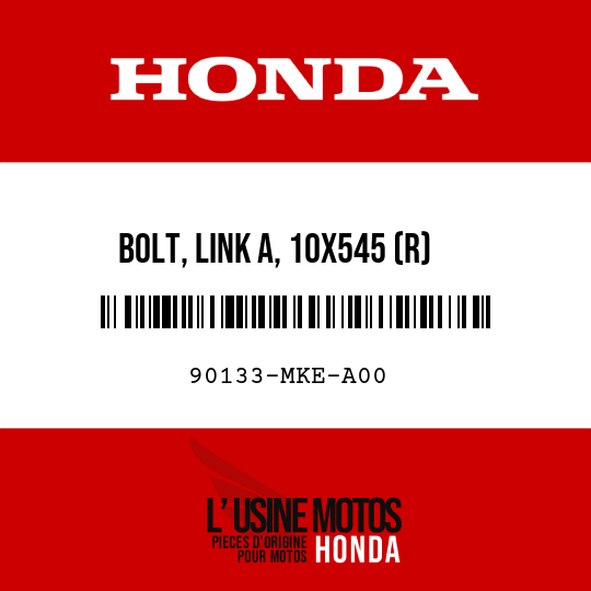 image de 90133-MKE-A00 BOLT, LINK A, 10X545 (R)
