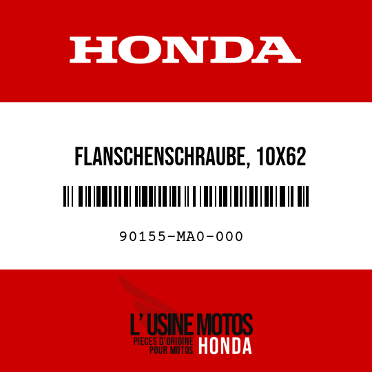 image de 90155-MA0-000 FLANSCHENSCHRAUBE, 10X62