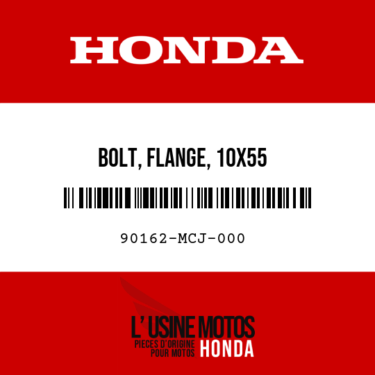 image de 90162-MCJ-000 BOLT, FLANGE, 10X55