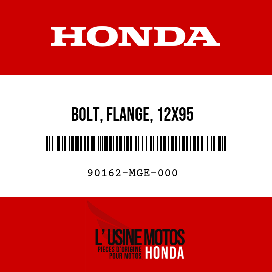 image de 90162-MGE-000 BOLT, FLANGE, 12X95