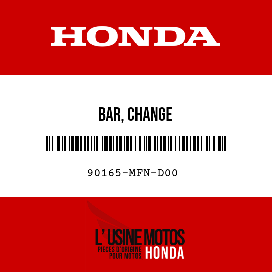 image de 90165-MFN-D00 BAR, CHANGE