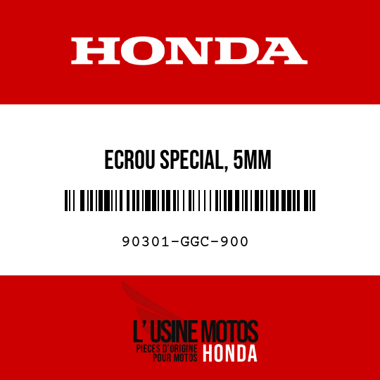 image de 90301-GGC-900 ECROU SPECIAL, 5MM