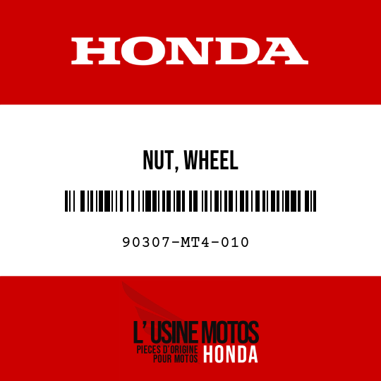 image de 90307-MT4-010 NUT, WHEEL