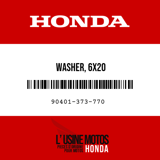 image de 90401-373-770 WASHER, 6X20