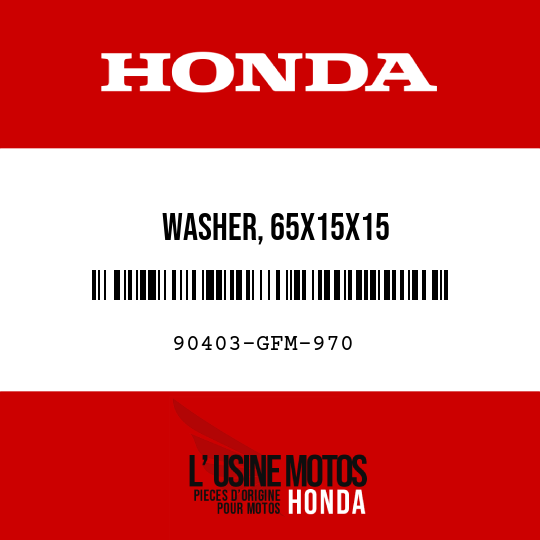 image de 90403-GFM-970 WASHER, 65X15X15