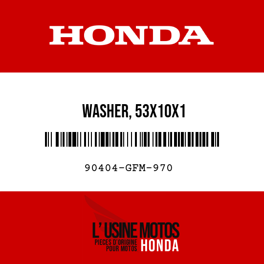 image de 90404-GFM-970 WASHER, 53X10X1