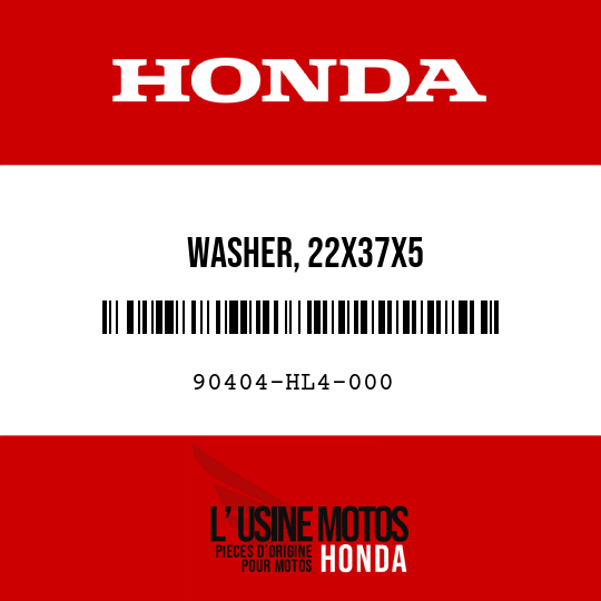 image de 90404-HL4-000 WASHER, 22X37X5