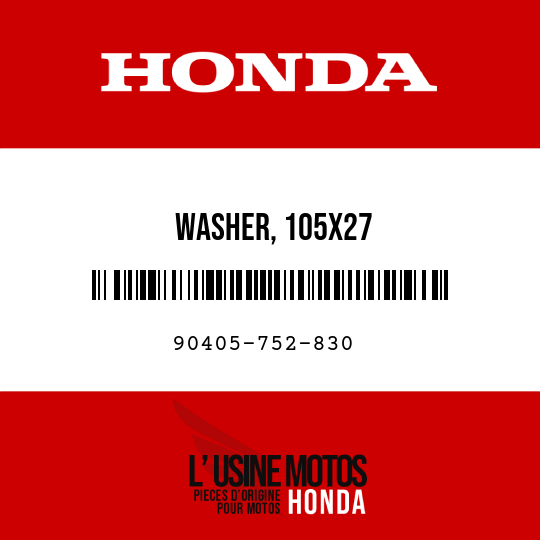 image de 90405-752-830 WASHER, 105X27