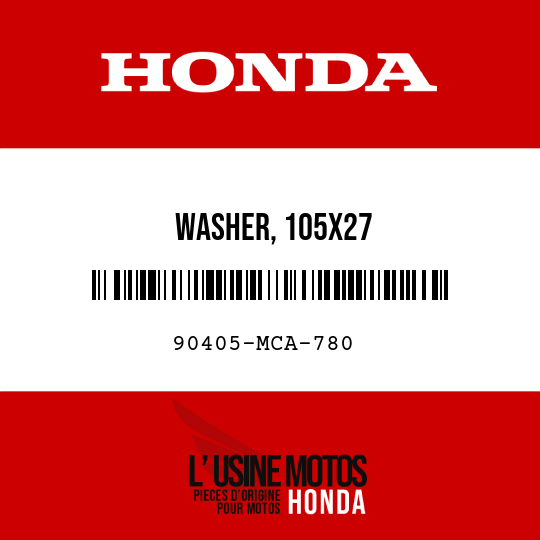 image de 90405-MCA-780 WASHER, 105X27