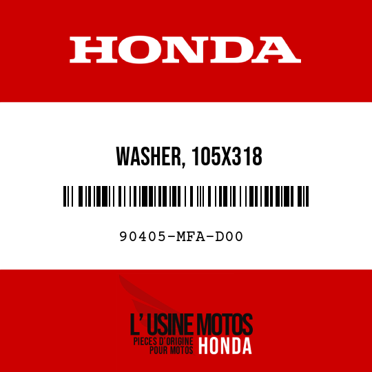 image de 90405-MFA-D00 WASHER, 105X318