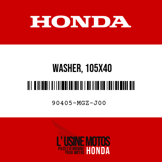 image de 90405-MGZ-J00 WASHER, 105X40