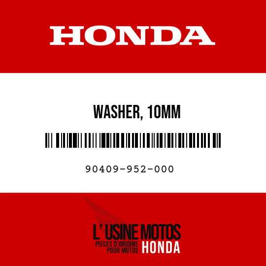 image de 90409-952-000 WASHER, 10MM