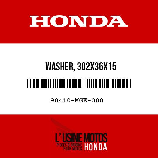 image de 90410-MGE-000 WASHER, 302X36X15