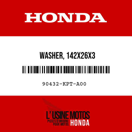 image de 90432-KPT-A00 WASHER, 142X26X3