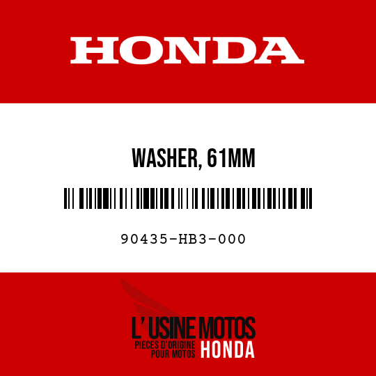 image de 90435-HB3-000 WASHER, 61MM