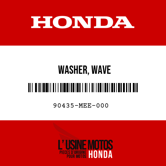 image de 90435-MEE-000 WASHER, WAVE