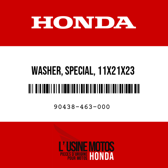 image de 90438-463-000 WASHER, SPECIAL, 11X21X23