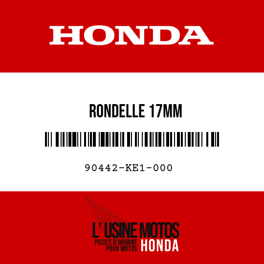 image de 90442-KE1-000 RONDELLE 17MM