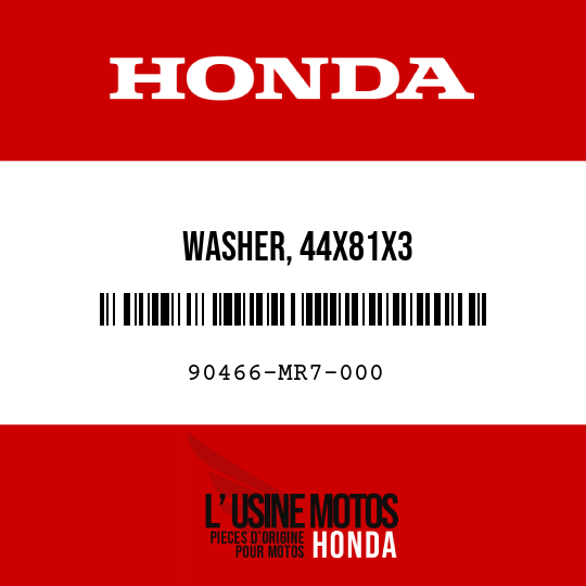 image de 90466-MR7-000 WASHER, 44X81X3