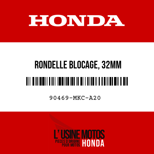 image de 90469-MKC-A20 RONDELLE BLOCAGE, 32MM