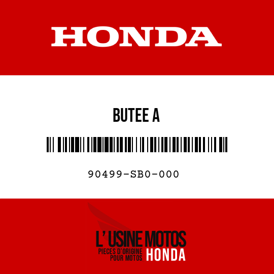 image de 90499-SB0-000 BUTEE A