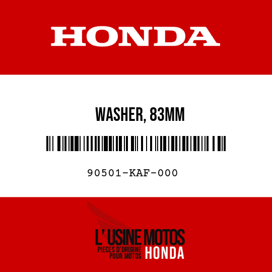 image de 90501-KAF-000 WASHER, 83MM
