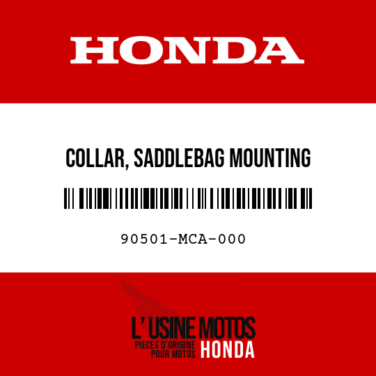 image de 90501-MCA-000 COLLAR, SADDLEBAG MOUNTING