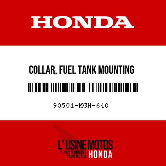 image de 90501-MGH-640 COLLAR, FUEL TANK MOUNTING