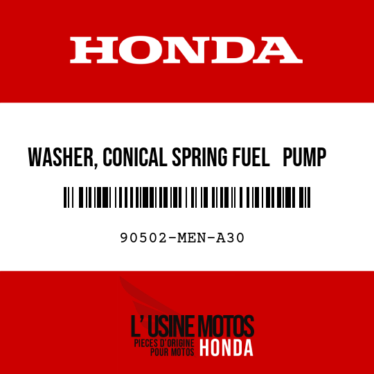 image de 90502-MEN-A30 WASHER, CONICAL SPRING FUEL   PUMP