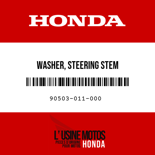 image de 90503-011-000 WASHER, STEERING STEM