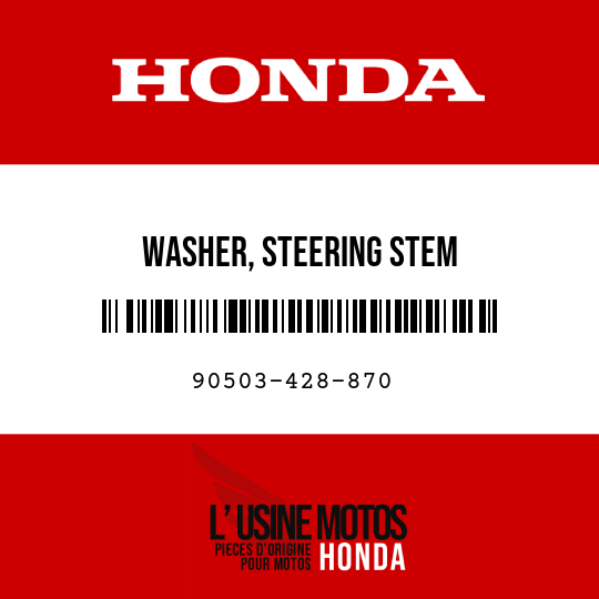 image de 90503-428-870 WASHER, STEERING STEM