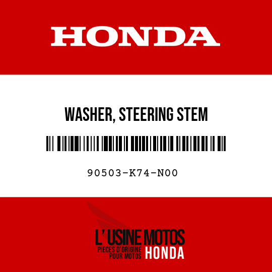 image de 90503-K74-N00 WASHER, STEERING STEM